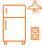 Basics Only<br>Maintains power to necessary appliances (i.e. lights, refrigerator, medical devices.)
